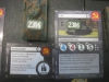 Zwei idente Marker kennzeichnen die Zusammengehörigkeit von Tank und Karten