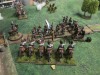 Die Franzosen werden von den Dragonern angegriffen