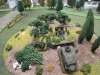 Die Artillerie ist gut getarnt