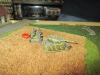 Der Panzer IV rückt mit Begleitmannschaft an