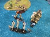 Die Russen kreuzen an der Insel