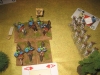 Eine deckende Salve der Grenadiere, und die Husaren sind in Bedrängnis